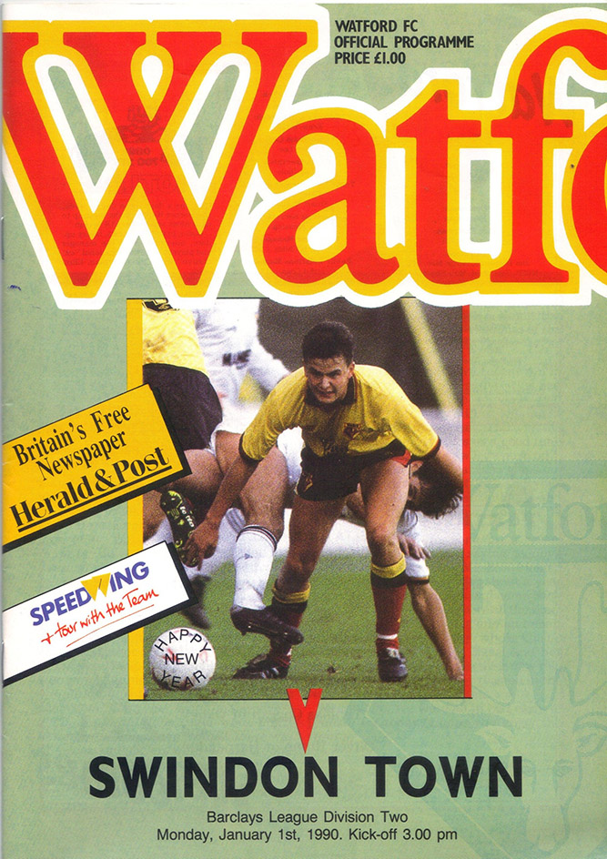 <b>Monday, January 1, 1990</b><br />vs. Watford (Away)